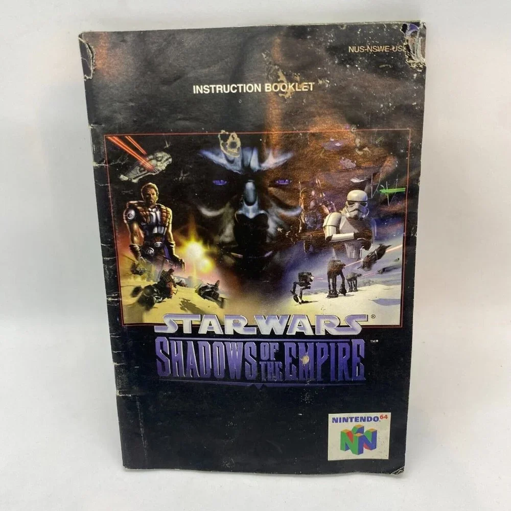 Star Wars Shadows of the Empire Nintendo 64 N64 Instruction Booklet Manual ONLY